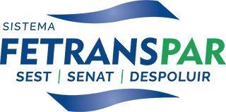 Logo da FETRANSPAR, Apoiador Institucional da TranspoSul 2024