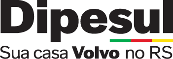 Logo da empresa Dipesul Volvo, Patrocinador Master da TranspoSul 2025